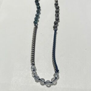 Isobella & Chloe Blue and Silver Necklace